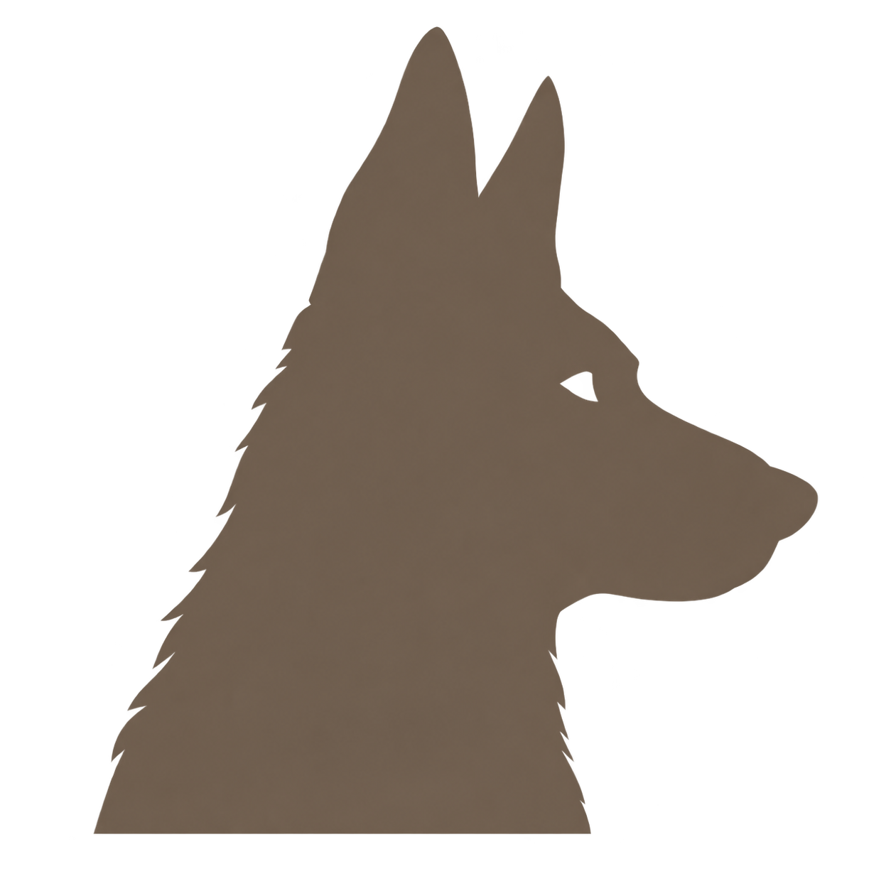 Silhouette de chien